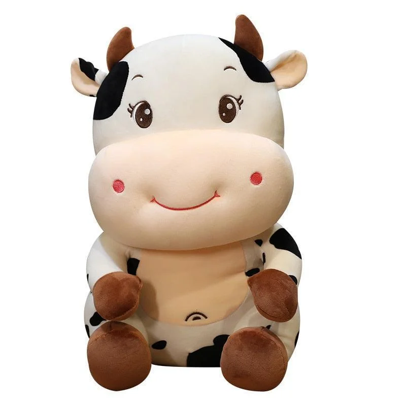 9.5" - 21.5" Cute Cow Plush Toy, Cattle Stuffed Animals