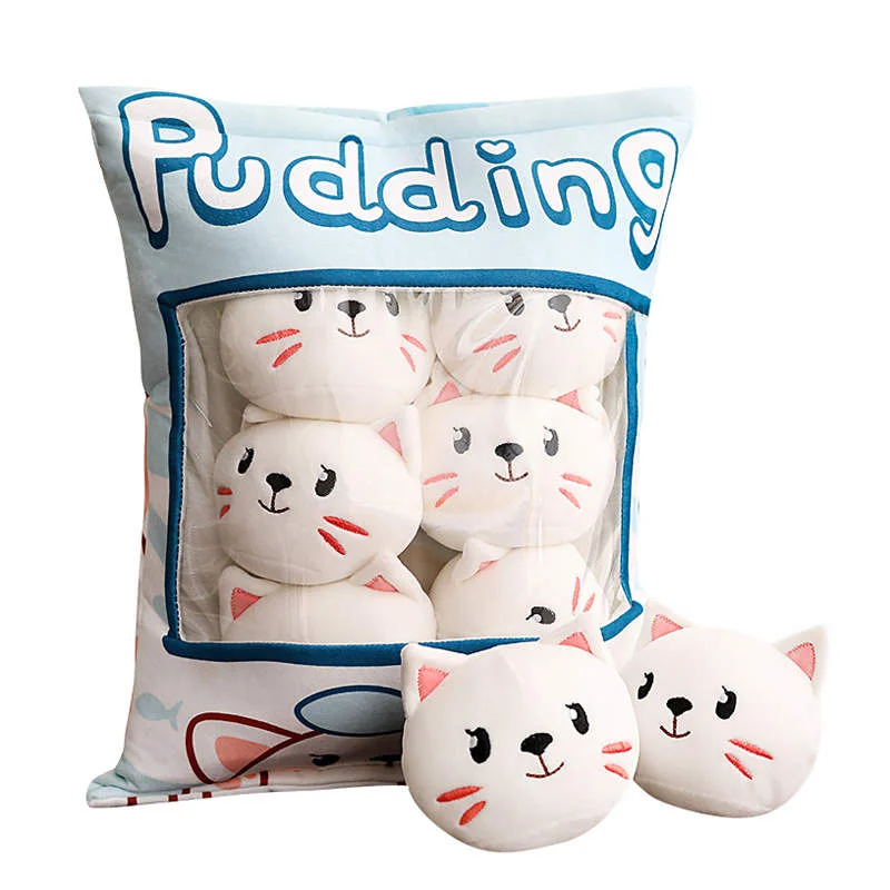 A Bag of Kawaii Cat Plush Toy Stuffed Animal