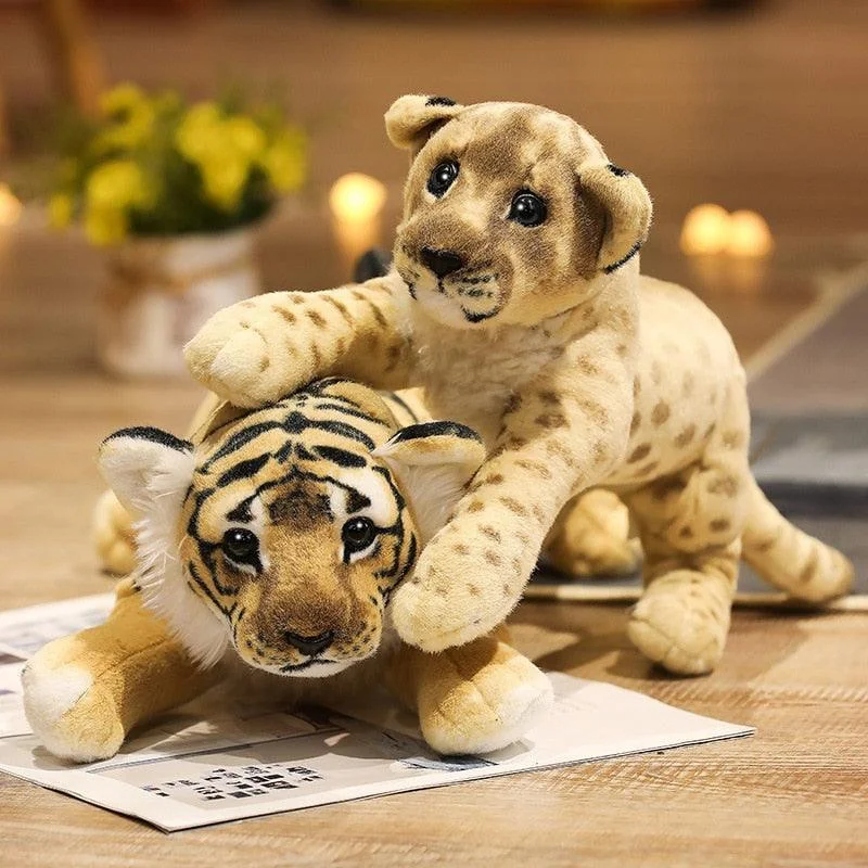 Adorable Best Friend Leopard and Tiger Plushies