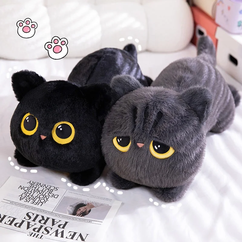 Adorable Black Cat Plush Toy