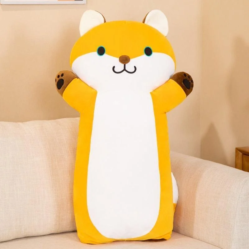 Adorable Stuffed Fox and Siam Cat Plush Toys