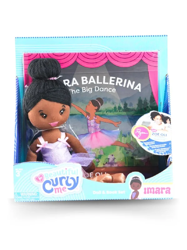 Beautiful Curly Me Imara Ballerina Plush and Book Set