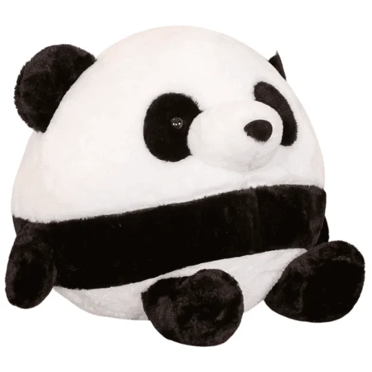 Chubby Round Giant Panda Bear Plushie