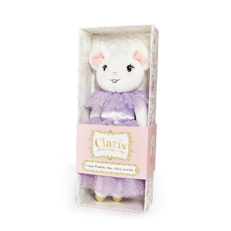 Claris The Mouse - Oh La La Lilac Plush Doll