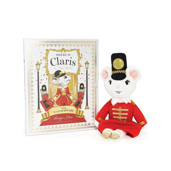 Claris The Mouse: Where is Claris In New York & FAO Schwarz Toy Soldier Plush Book Bundle