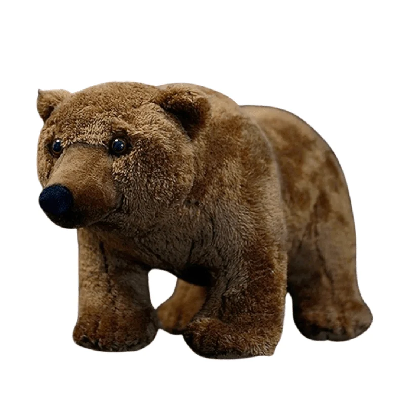 Cuddly Realistic Brown Bear Plushie