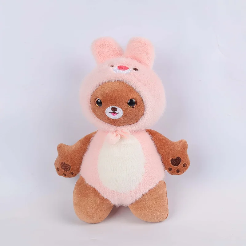 「Debut Sale」28CM / 11 inch Cute Bear Costume Plush Doll （Pre-order） - Aixini Toys