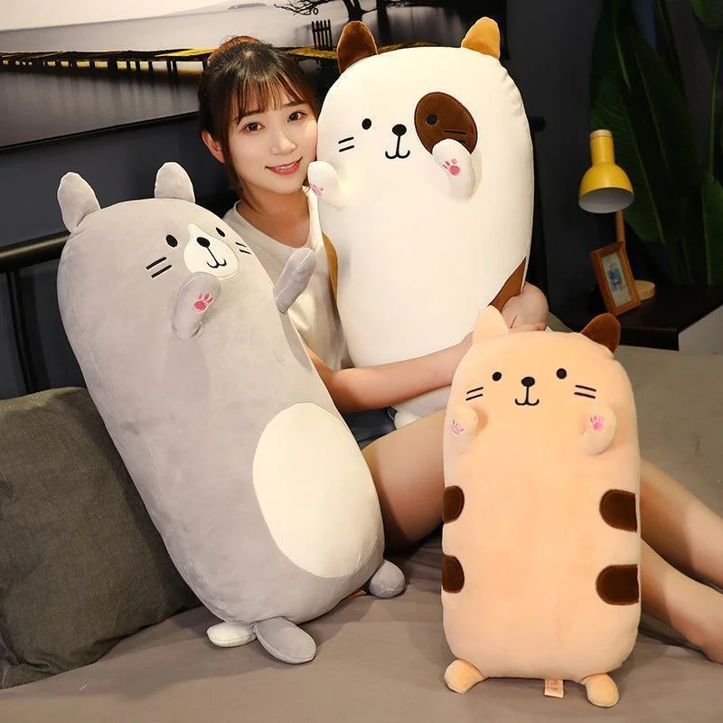 Cute Soft Cat Plush Pillows