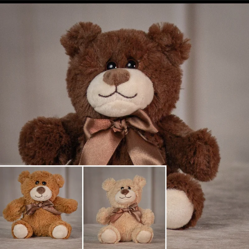 6" Cute Teddy Trio