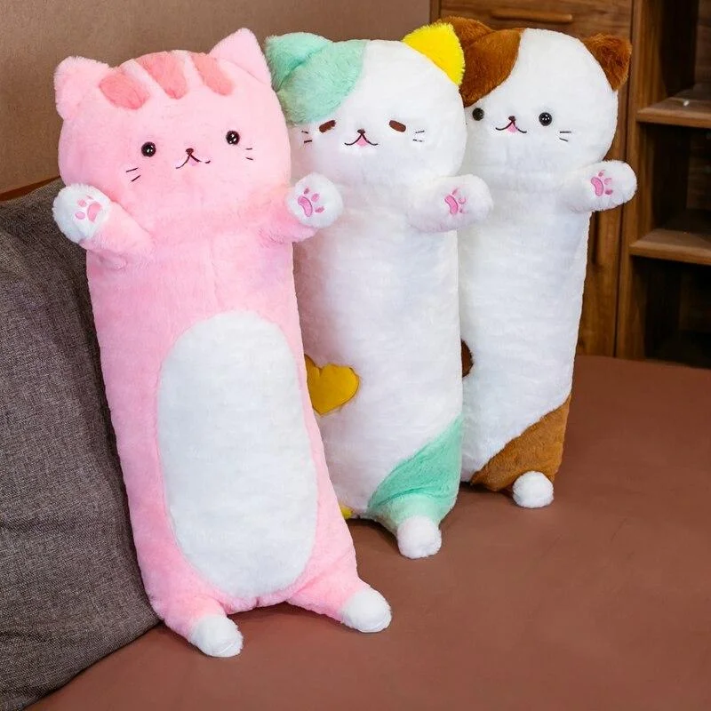 Kawaii Fluffy Neko Cat Snuggle Buddies Plushies