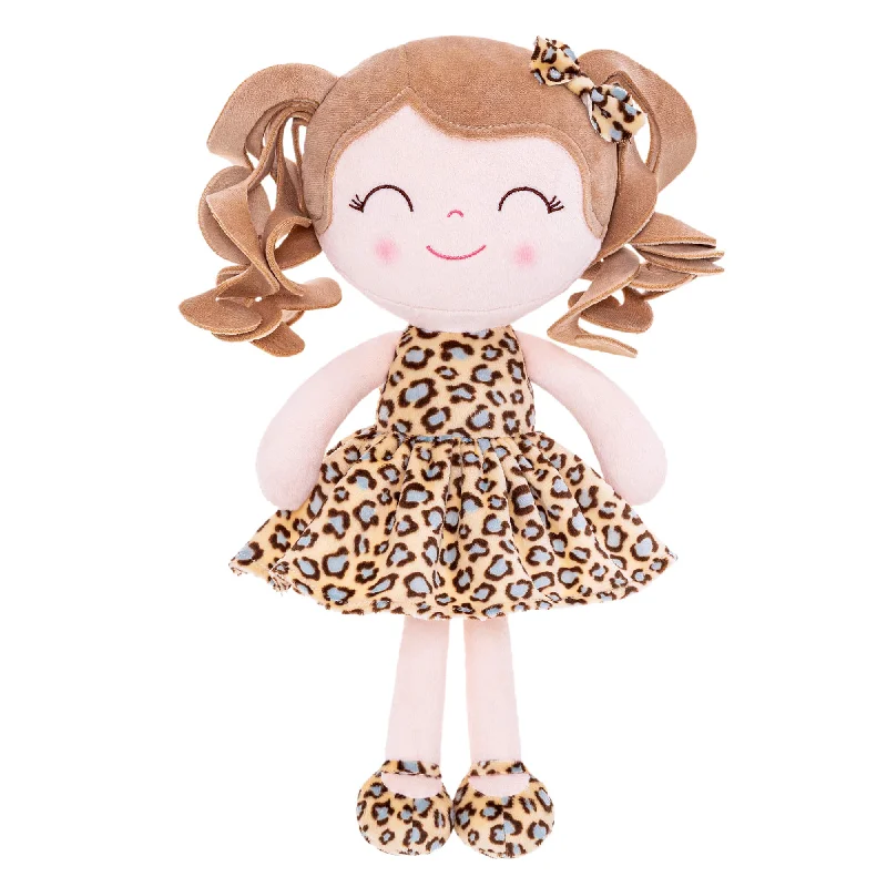 Gloveleya 12-inch Plush Jungle Animal Doll Leopard