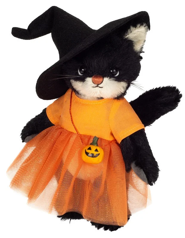 Halloween Cat Harriet by Teddy Hermann - 23cm