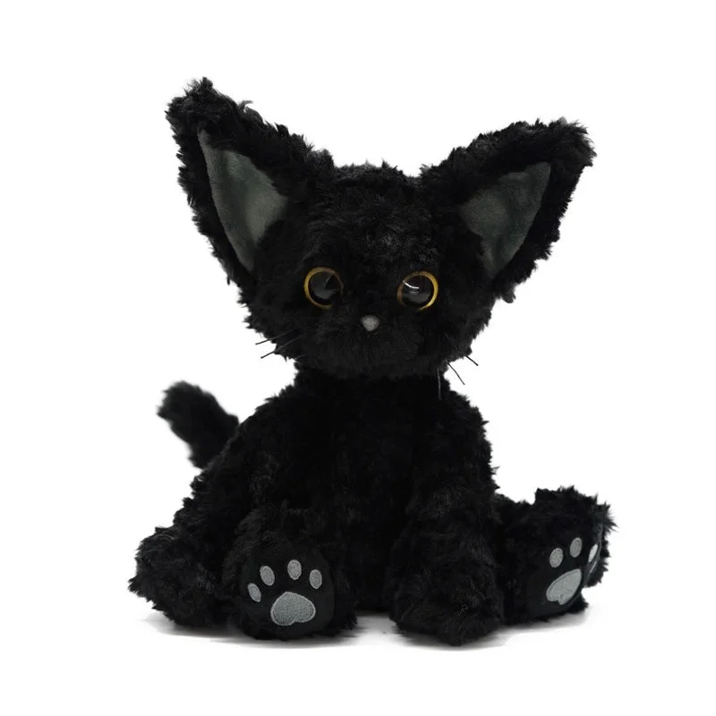 Kawaii Black Cat Plush Toy Stuffed Animal