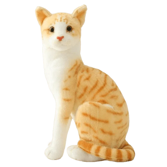 Realistic Plush Cat Replicas