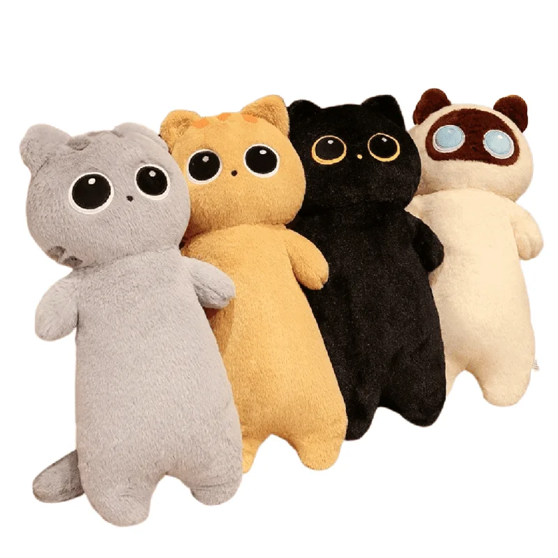 Long Fluffy Big Eyes Cat Plushies