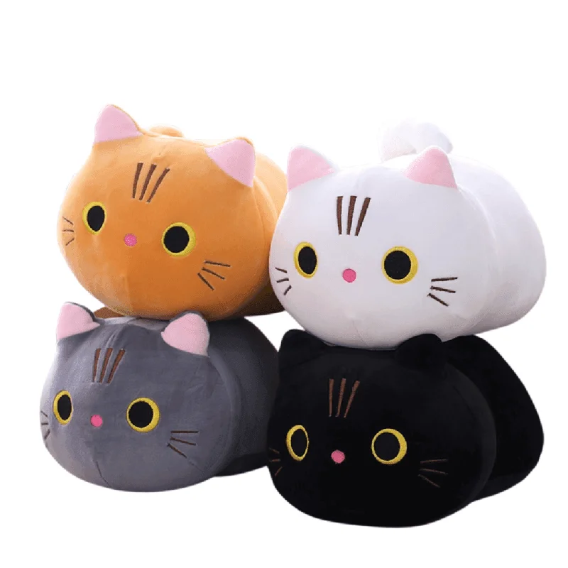 Lovely cute Stuffed soft cat plush pillow