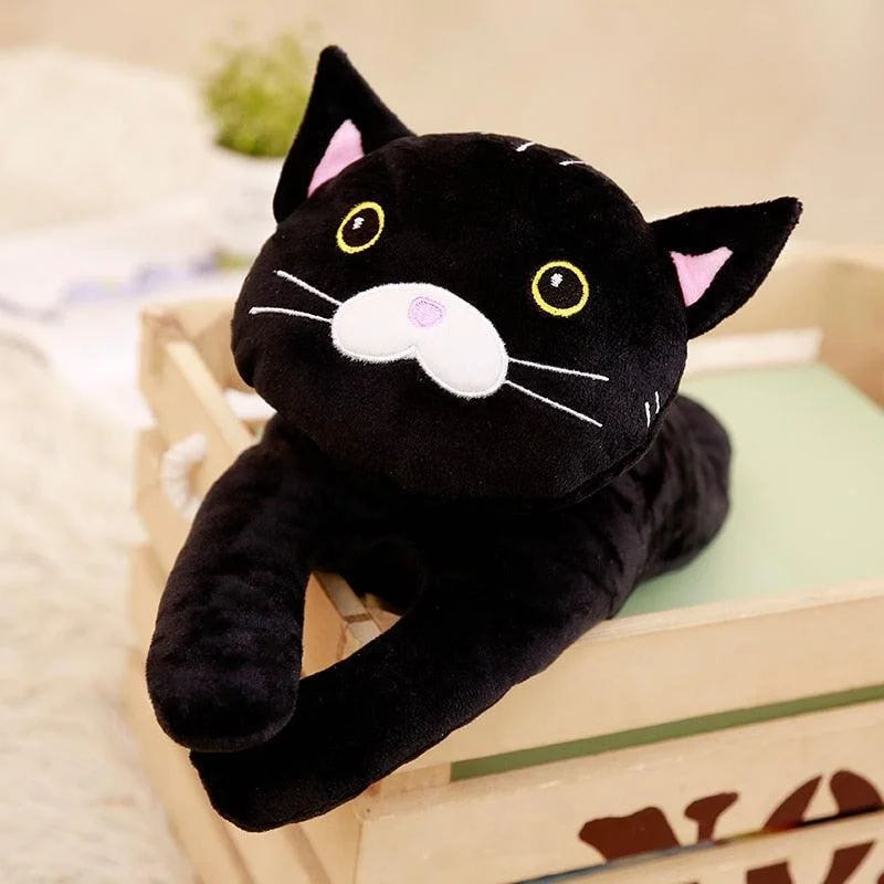 Miaoowa Cute Black Cat Plush Toys for Kids