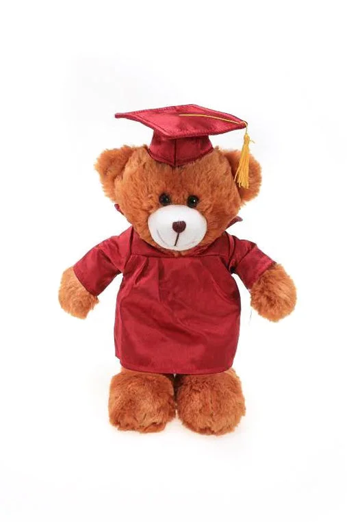 Red cap and gown