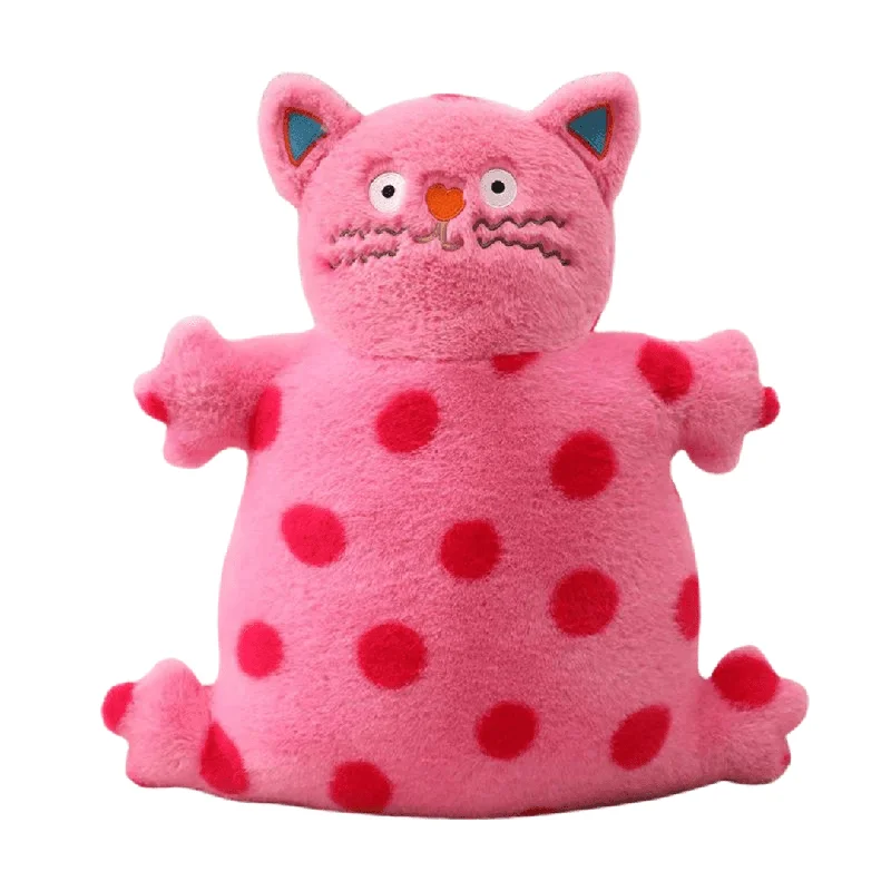 Polka Dot Kitty Cat Plush Toy