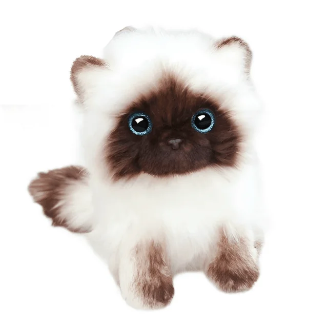 Realistic Siamese Cat Plush toy