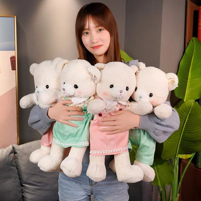 Three Colors Couple Bear Plush Toys