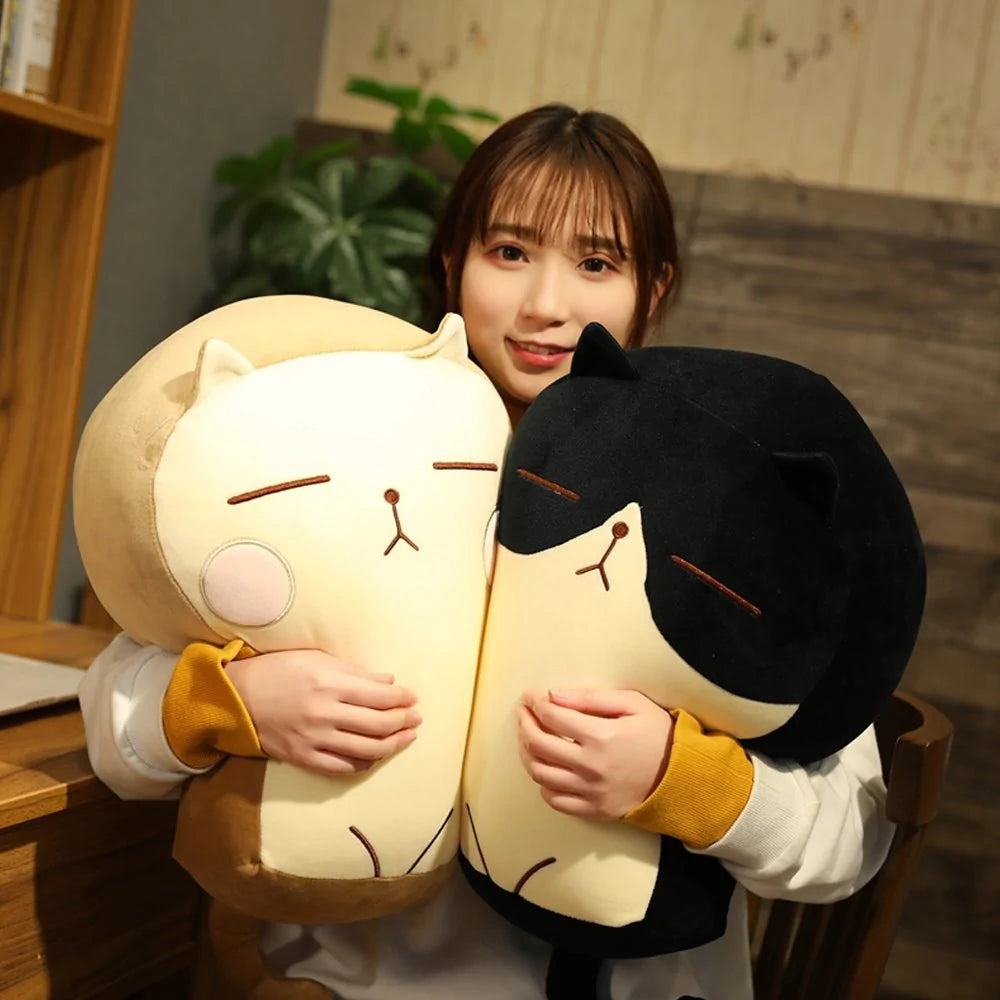 Kawaii Warm Toast Cat Plushies