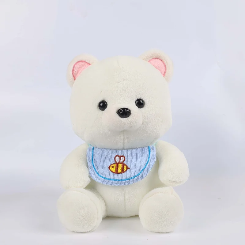 「Debut Sale」25CM / 10 inch White bear baby plush doll  （Pre-order） - Aixini Toys