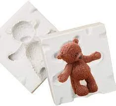 Silicon Mould 3D Teddy