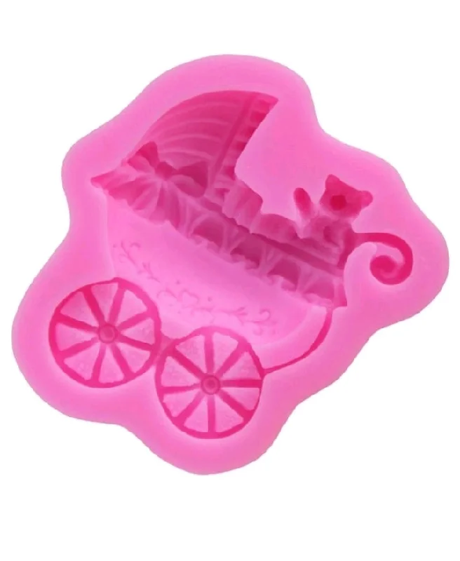 Silicone Mould Teddy Pram