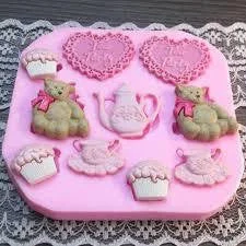 Silicone Mould Teddy Bear Picnic