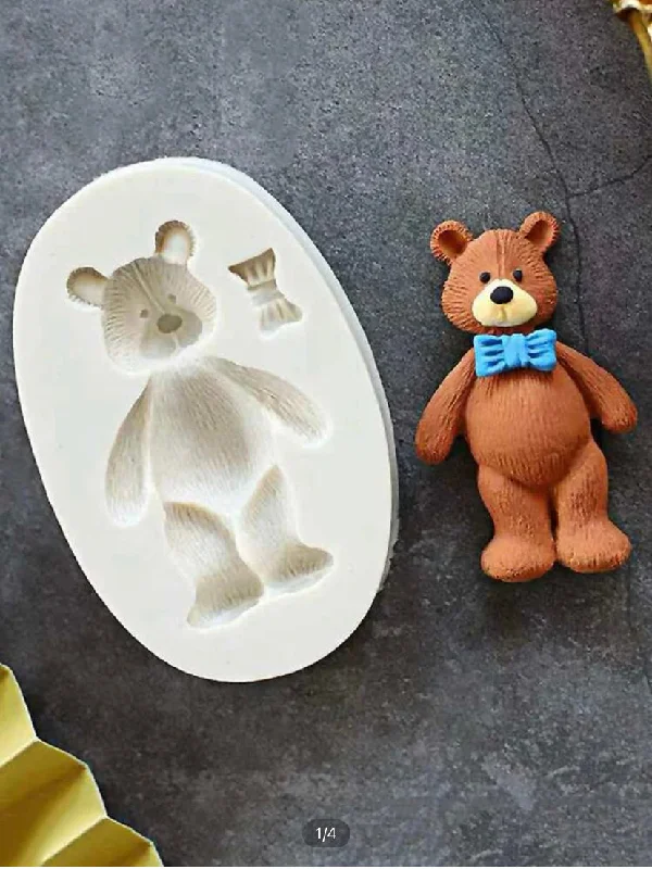 Teddy Bear Silicone fondant mould