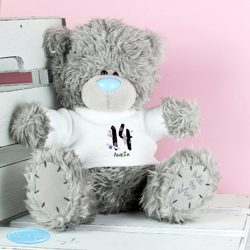 Personalised Me to You Teddy Bear with Big Age Birthday T-Shirt