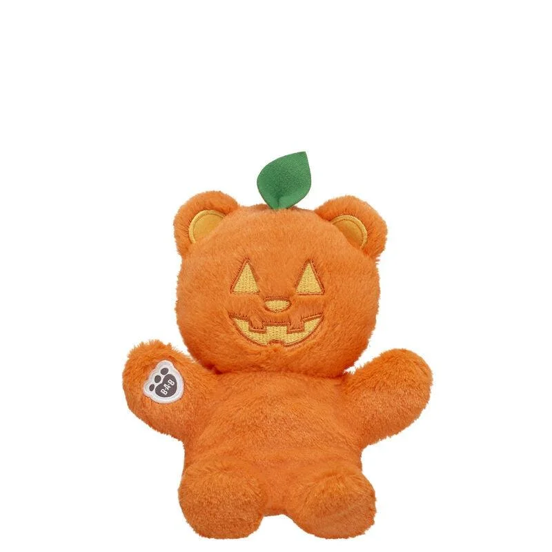 Mini Beans Pumpkin Glow Halloween Teddy Bear