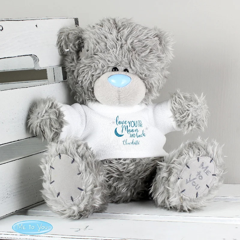 Personalised Me to You Teddy Bear with 'To the Moon and Back' T-Shirt