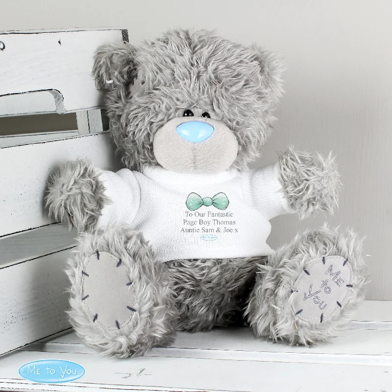 Personalised Me To You Boy's Teddy Bear with T-Shirt: for Pageboy and Usher