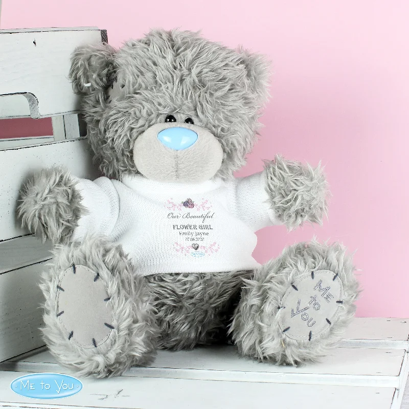 Personalised Me To You Girl's Teddy Bear with T-Shirt: for Bridesmaid and Flowergirl