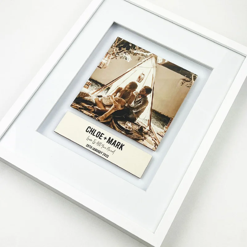 Deluxe Framed Square Photo Keepsake