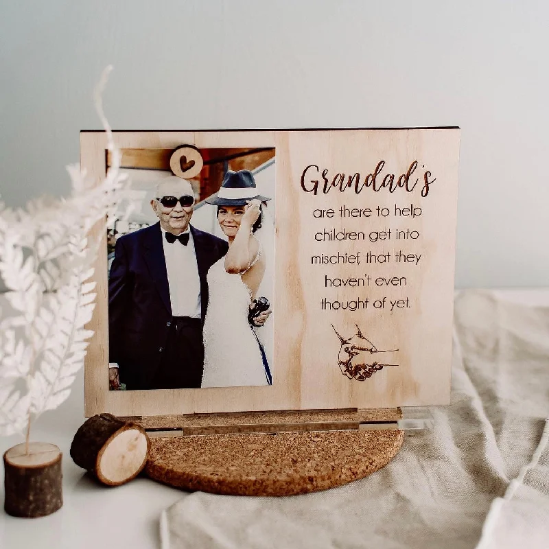 Grandad’s + quote photo frame