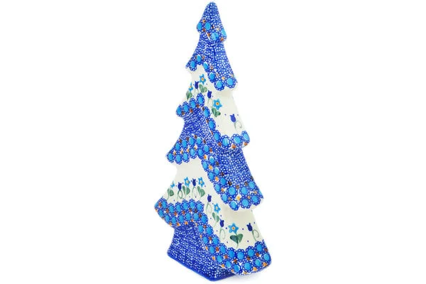 12" Christmas Tree Figurine - Blue Tulip Garden