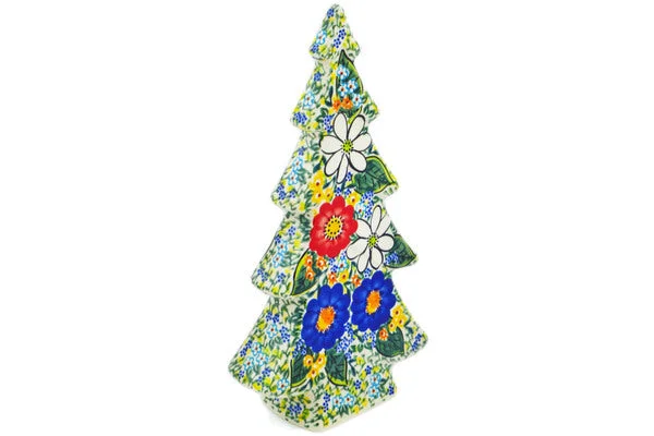 12" Christmas Tree Figurine - Magical Spring