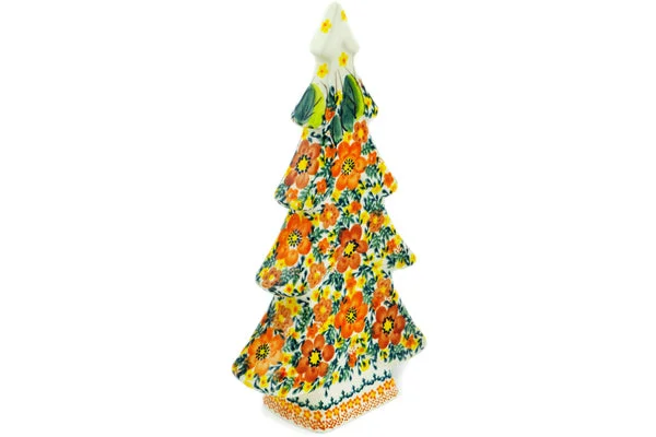 12" Christmas Tree Figurine - Sunset Meadow