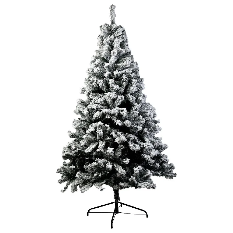 8ft 2.4m 1500 Tips Snow-Tipped Artificial Christmas Tree