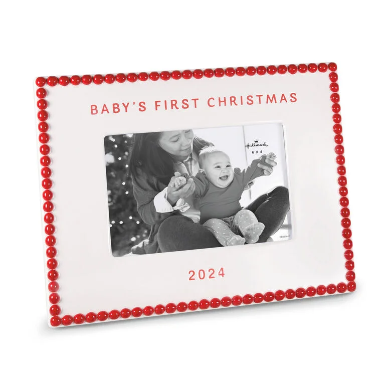 Hallmark Baby's First Christmas Dated Picture Frame, 4x6