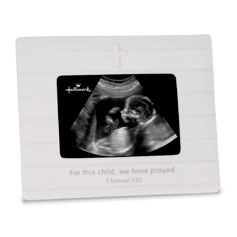 Hallmark For This Child We Prayed Sonogram Porcelain Picture Frame, 3.75x2.5