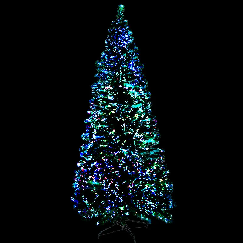 6ft 1.8m 300 Tips Christmas Tree Optic Fibre Xmas tree - Warm White