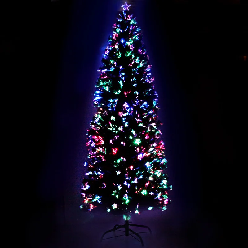 8ft 2.4m 320 Tips Christmas Tree Optic Fibre Xmas tree - Multi Colour