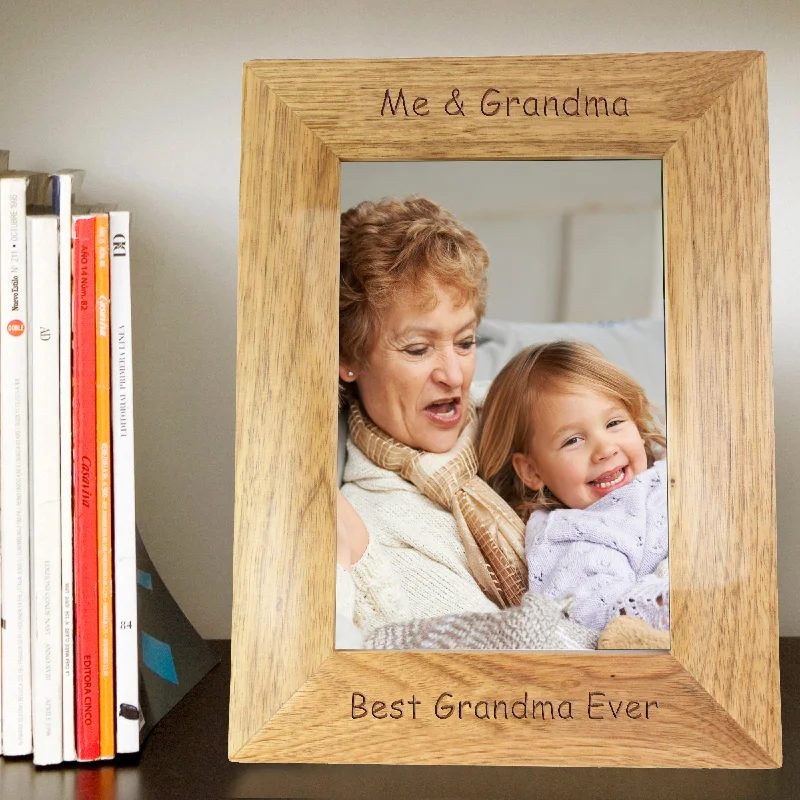 Personalised 5x7 Wooden Photo Frame - Personalise It!