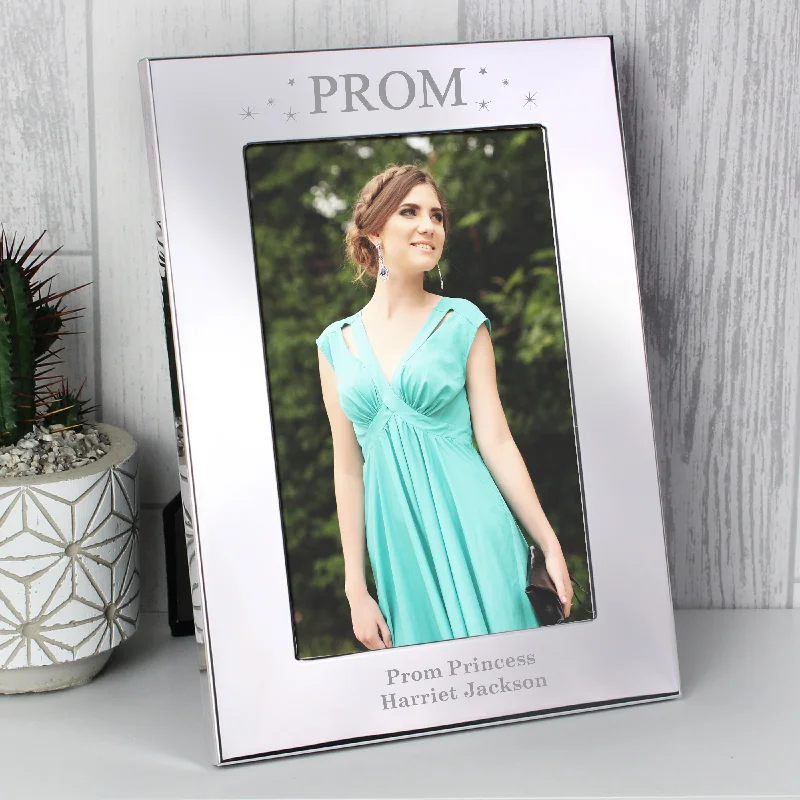 Personalised Prom Night 4x6 Silver Photo Frame - Personalise It!