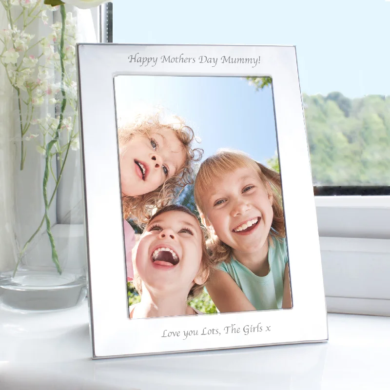 Personalised Silver 5x7 Photo Frame - Personalise It!