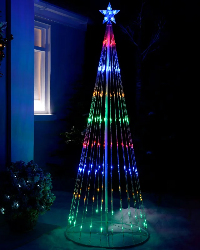 Animated Flashing Pop-Up Christmas Tree, 190 cm